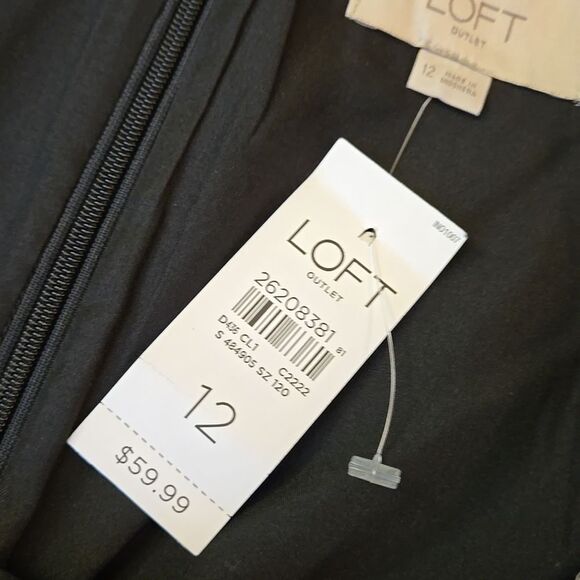 Loft Outlet Twill Pencil Skirt, Women's Size 12, New With Tags - Picture 9 of 12